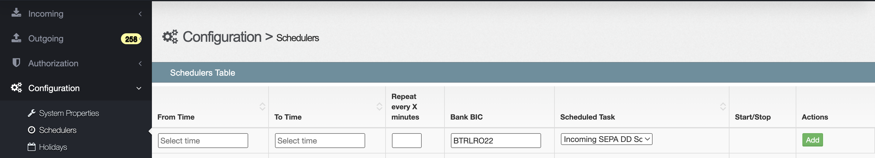 Schedulers Configuration in Mambu Payment Gateway